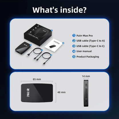 2025 NEW Upgrade Pairr Max Pro-Netflix /YouTube/ IPTV/TikTok Wireless CarPlay/ Android Auto Car Box