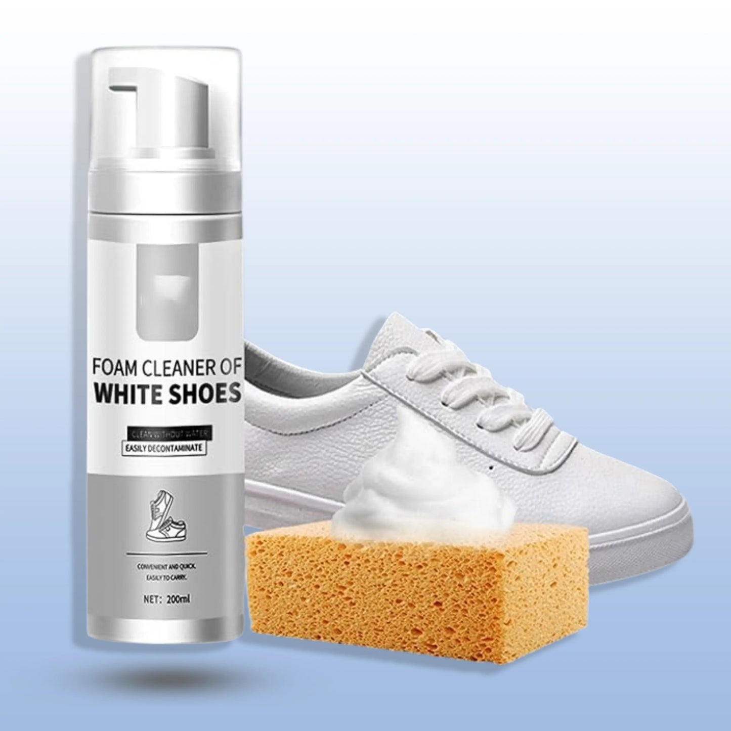 uncloud - water-free foam shoe cleaner